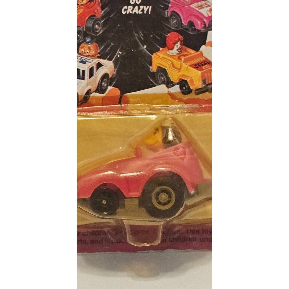 New Vintage 80s 1985 McDonald's FAST MAC Birdie  Pull Back Toy Collectible